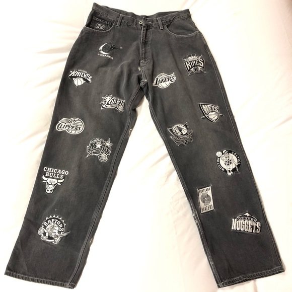 nba jeans patches
